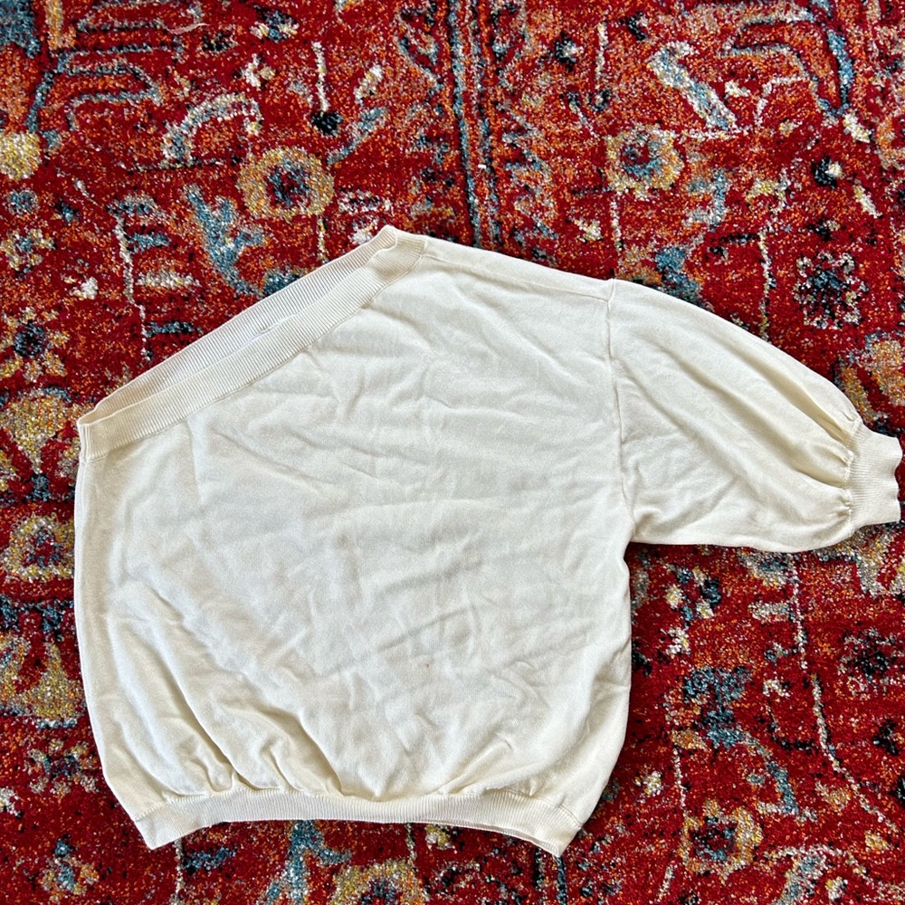 One shoulder sweater top